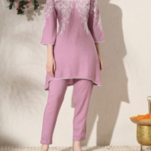 Pure Beautiful Crepe Front Short Top | Jenrobe