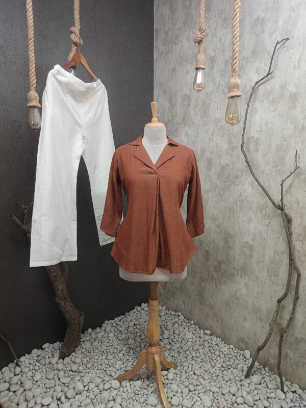 Short kurti with beautiful coat style pattern | Jenrobe