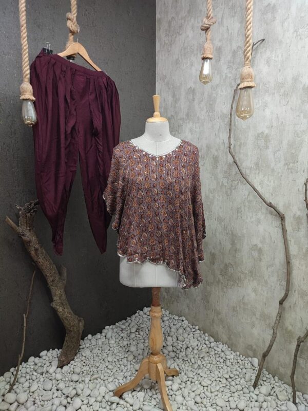 Pure Printed Kaftan style Top | Jenrobe